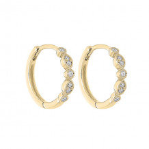 Gems One 14Kt Yellow Gold Diamond (1/6Ctw) Earring - ER28272-4YD