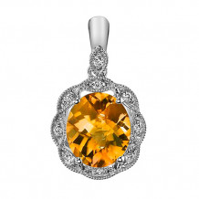 Stanton Color 14k Gold Citrine Pendant