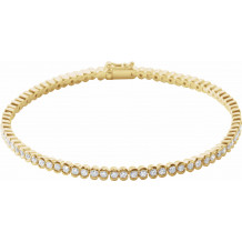 14K Yellow 2 CTW Diamond Line 7 Bracelet - 653537603P