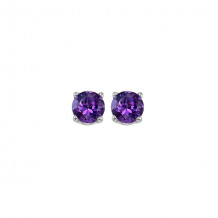 Gems One 14Kt White Gold Amethyst (7/8 Ctw) Earring - EMO54-4W