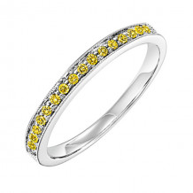 Gems One 10Kt White Yellow Gold Diamond(1/8Ctw) Ring - FR1310-1WYD