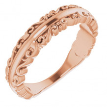 14K Rose Stackable Ring - 51699103P