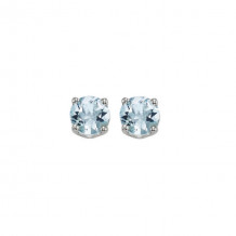 Gems One 14Kt White Gold Aquamarine (1 Ctw) Earring - EAR50-4W