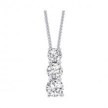 Gems One Silver Diamond (1/4Ctw) Pendant - PD10311-SSF