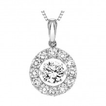 Gems One 14KT White Gold & Diamonds Stunning Neckwear Pendant - 1 ctw - ROL1148SM-4WD