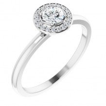 14K White 1/3 CTW Diamond Ring - 12274360000P