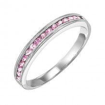 Gems One 10Kt White Gold Pink Tourmaline (1/3 Ctw) Ring - FR1217-1W