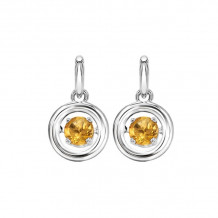 Gems One Silver (SLV 995) Rhythm Of Love Fashion Earrings - ROL2049C