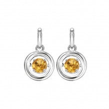 Gems One Silver (SLV 995) Rhythm Of Love Fashion Earrings - ROL2049C