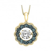 Gems One 14KT Yellow Gold & Diamond Rhythm Of Love Neckwear Pendant  - 1/2 ctw - ROL1052-4YCBL