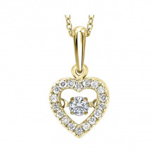 Gems One 10KT Yellow Gold & Diamond Rhythm Of Love Neckwear Pendant  - 1/5 ctw - ROL1021-1YC