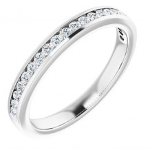 14K White 1/8 CTW Diamond Anniversary Band - 12298160016P