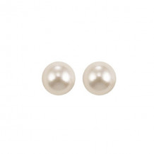 Gems One 14Kt White Gold Pearl (1 Ctw) Earring - PS6.00AA-4W