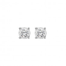 Gems One 14Kt White Gold Diamond (1/2Ctw) Earring - FE1259/50-4WC