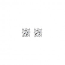 Gems One 14Kt White Gold Diamond (1/4Ctw) Earring - FE1259/25-4WC