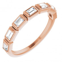 14K Rose 1/2 CTW Diamond Anniversary Band - 123020609P