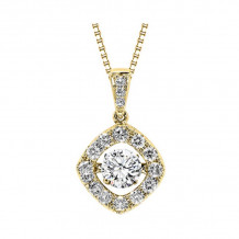 Gems One 14KT Yellow Gold & Diamond Rhythm Of Love Neckwear Pendant  - 1-1/2 ctw - ROL1155-4YC