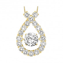 Gems One 14KT Yellow Gold & Diamond Rhythm Of Love Neckwear Pendant  - 1 ctw - ROL1141-4YC