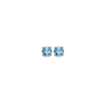 Gems One 14Kt White Gold Blue Topaz (1/4 Ctw) Earring - EBR30-4W