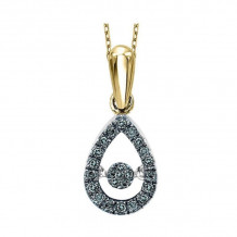 Gems One 14KT Yellow Gold & Diamond Rhythm Of Love Neckwear Pendant  - 1/5 ctw - ROL1023-4YCBK