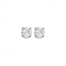 Gems One 14Kt White Gold White Topaz (1/2 Ctw) Earring - EWR40-4W