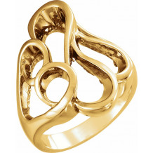 14K Yellow Freeform Ring - 550937135P