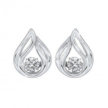 Gems One Silver Cubic Zirconia Earring - ER10310-SSW