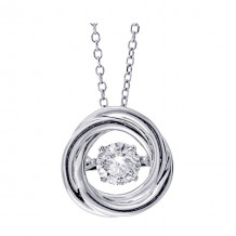 Gems One 14Kt White Gold Diamond (1/3Ctw) Pendant - PD33447-4WD