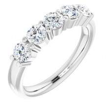 14K White 1/3 CTW Diamond Anniversary Band - 1239706004P