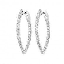 Gems One 14Kt White Gold Diamond (1 1/2Ctw) Earring - ER10445-4WC
