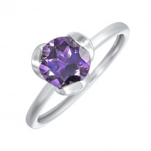 Gems One Silver Amethyst (1 1/4 Ctw) Ring - RG11820-SSNM