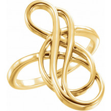 14K Yellow Freeform Ring - 51521103P