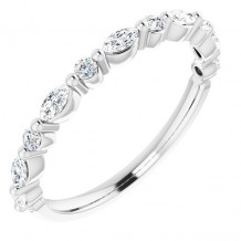 14K White 1/4 CTW Diamond Anniversary Band - 123502604P