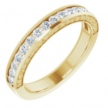 14K Yellow 1/2 CTW Round Diamond Anniversary Band - 1227526002P
