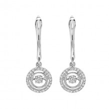 Gems One Silver Diamond (1/10 Ctw) Earring - ROL2028-SSWD