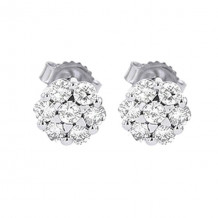 Gems One 14Kt White Gold Diamond (1Ctw) Earring - ER29582-4WH