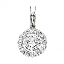 Gems One 14KT White Gold & Diamond Rhythm Of Love Neckwear Pendant  - 1/2 ctw - ROL1244-4WC