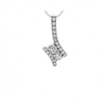 Gems One 14Kt White Gold Diamond (1/4Ctw) Pendant - TWO1001/25-4WC