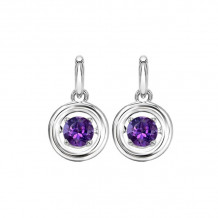 Gems One Silver (SLV 995) Rhythm Of Love Fashion Earrings - ROL2049M