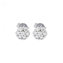 Gems One 14Kt White Gold Diamond (1/6Ctw) Earring - ER29577-4WH