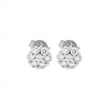 Gems One 14Kt White Gold Diamond (1/6Ctw) Earring - ER29577-4WH