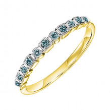 Gems One 14Kt Yellow Gold Diamond (1/8Ctw) Ring - FR1313-4YBL