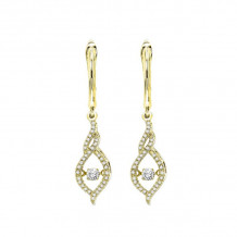 Gems One 14KT Yellow Gold & Diamond Rhythm Of Love Fashion Earrings  - 3/8 ctw - ROL2001-4YC