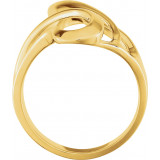 14K Yellow Freeform Ring - 531020179P photo 2