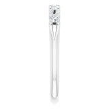 14K White 3/8 CTW Diamond Anniversary Band - 1239746001P photo 4