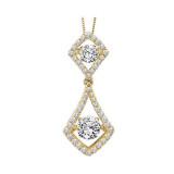 Gems One 14KT Yellow Gold & Diamond Rhythm Of Love Neckwear Pendant  - 3/4 ctw - ROL1010-4YC photo