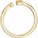 14K Yellow Bar Ring - 51678102P photo 2