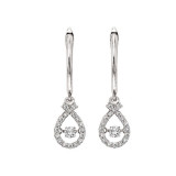 Gems One 14KT White Gold & Diamond Rhythm Of Love Fashion Earrings  - 1/2 ctw - ROL2003-4WC photo