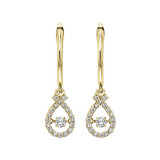 Gems One 14KT Yellow Gold & Diamond Rhythm Of Love Fashion Earrings  - 1/2 ctw - ROL2003-4YC photo