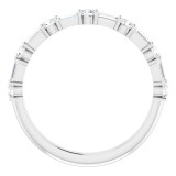 14K White 1/2 CTW Diamond Anniversary Band - 123621600P photo 2